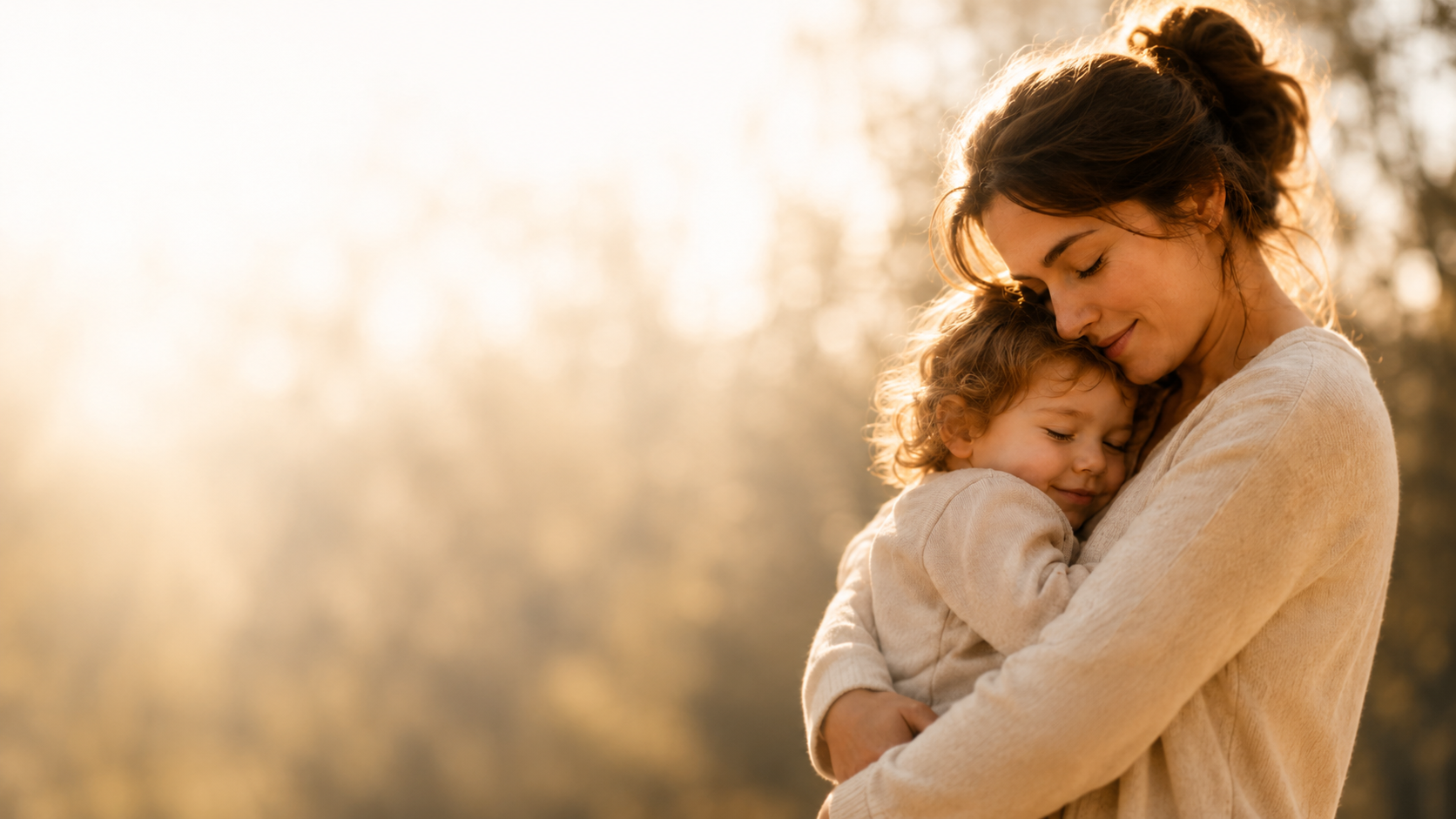 Mother Holding Child